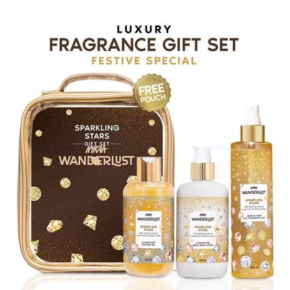 Image 5 of Wanderlust Sparkling Stars Set for Women - Shower Gel, Lotion, Mist