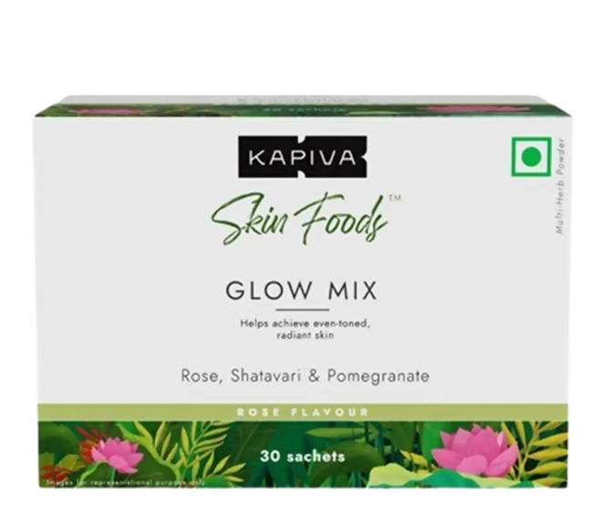 Image 1 of 30 Sachets / Pack of 1 for the product Kapiva Ayurveda Skin Foods Glow Mix