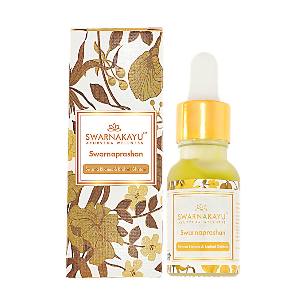 Image 1 of 15 ml for the product Swarnakayu Swarrnaprashan With Swarna Bhasma & Brahmi Ghritam