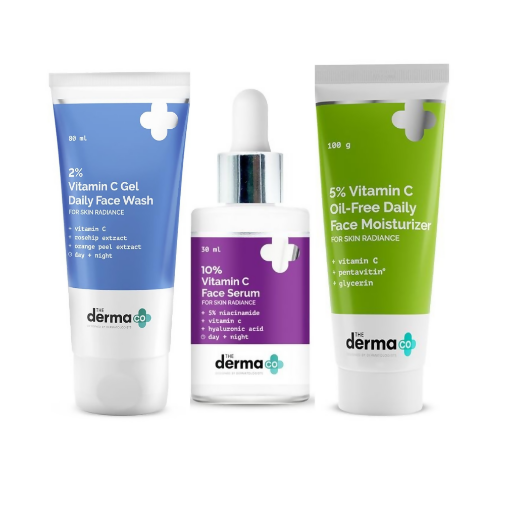 Image 1 of The Derma Co I-Beauty Glow CSM (Cleanser, Serum, Moisturizer) Combo