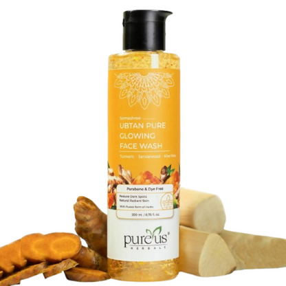 Image 1 of 200 ml / Pack of 1 for the product Pureus Herbals Somashree Ubtan Face Wash