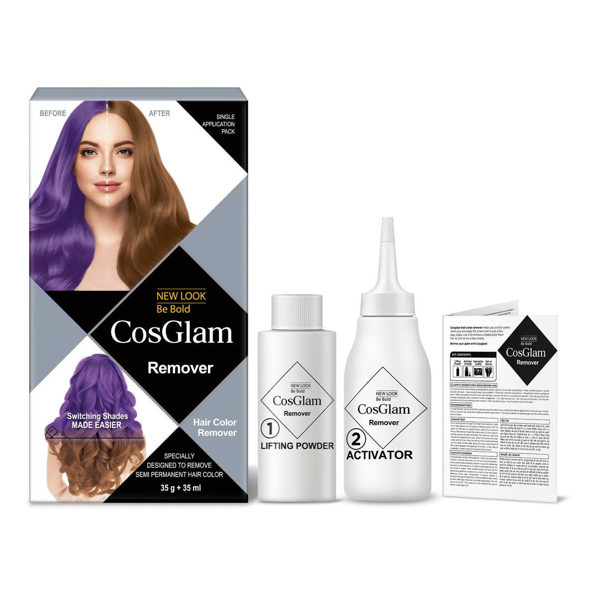 Image 2 of Cosglam Hair Highlighter Remover - White