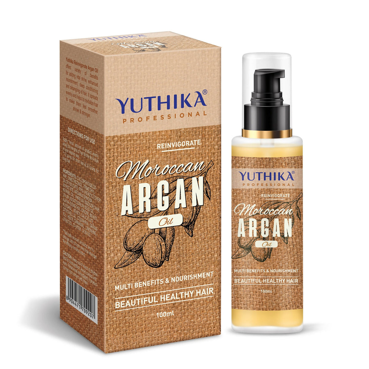 Image 5 of Yuthika Argan Oil Hair Serum - Moroccan Argan Oil