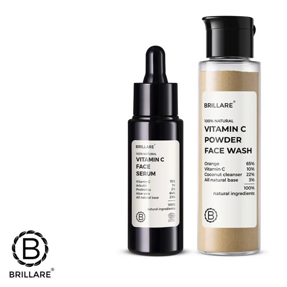 Image 2 of Brillare 10% Vitamin C Face Serum & Vitamin C Powder Face Wash