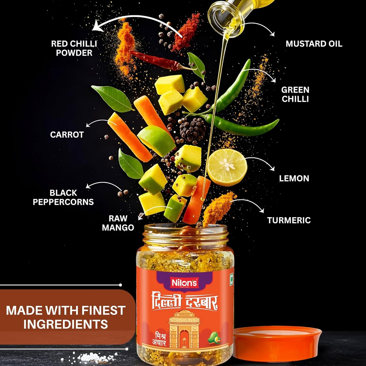 Image 3 of Nilon's Delhi Darbar Mixed Pickle