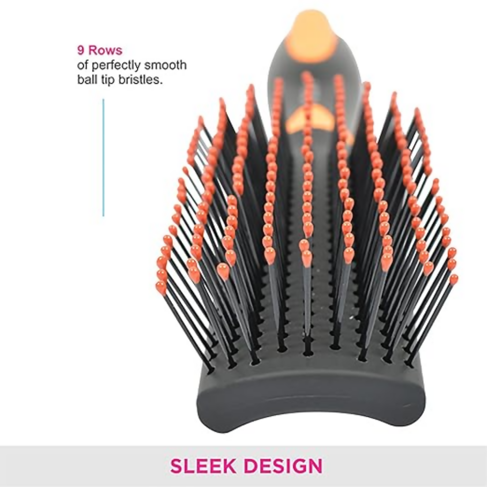Image 6 of Vega Flat Brush With Clip, Black