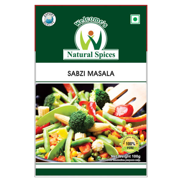 Image 1 of 100 gm / Pack of 1 for the product Welcome’s Natural Spices Sabzi Masala Powder