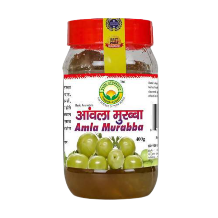 Image 1 of 400 gm for the product Basic Ayurveda Aamla Murabba