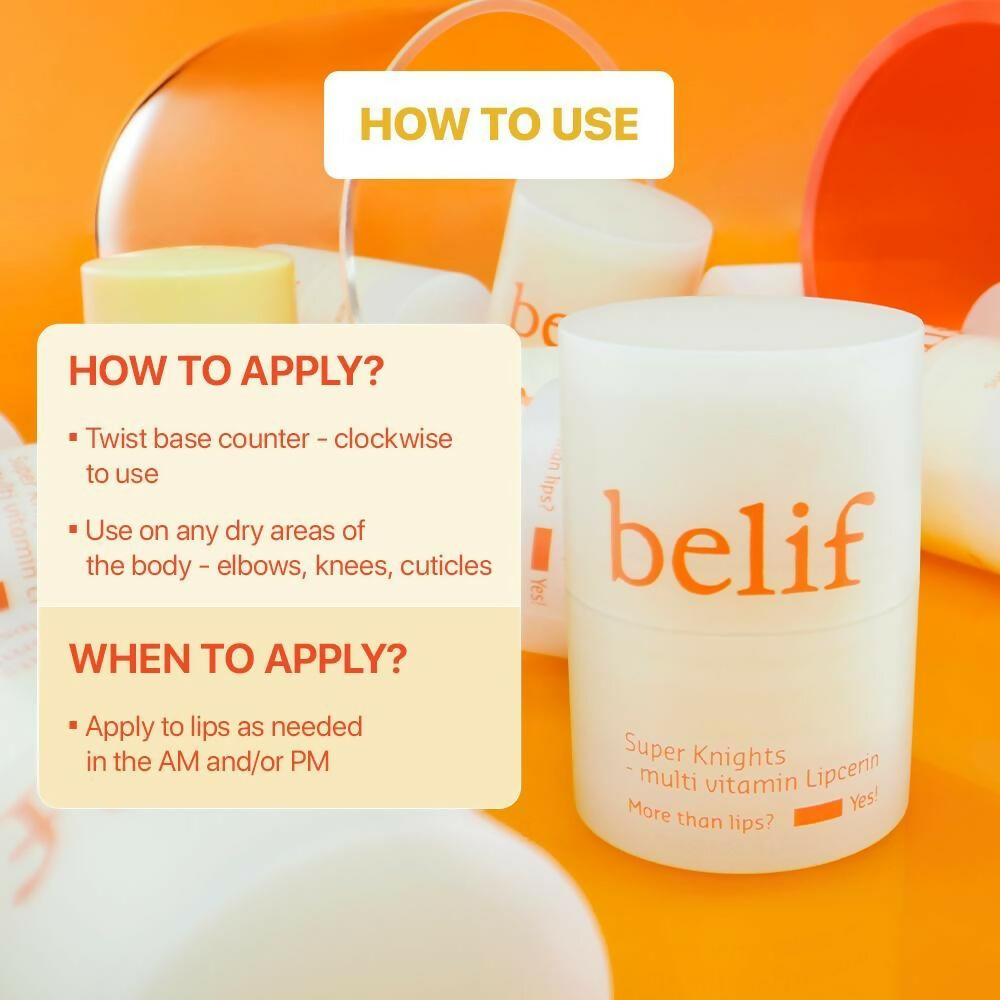 Image 4 of Belif Multi Vitamin Lipcerin, Glossy & Hydrating Lip Mask