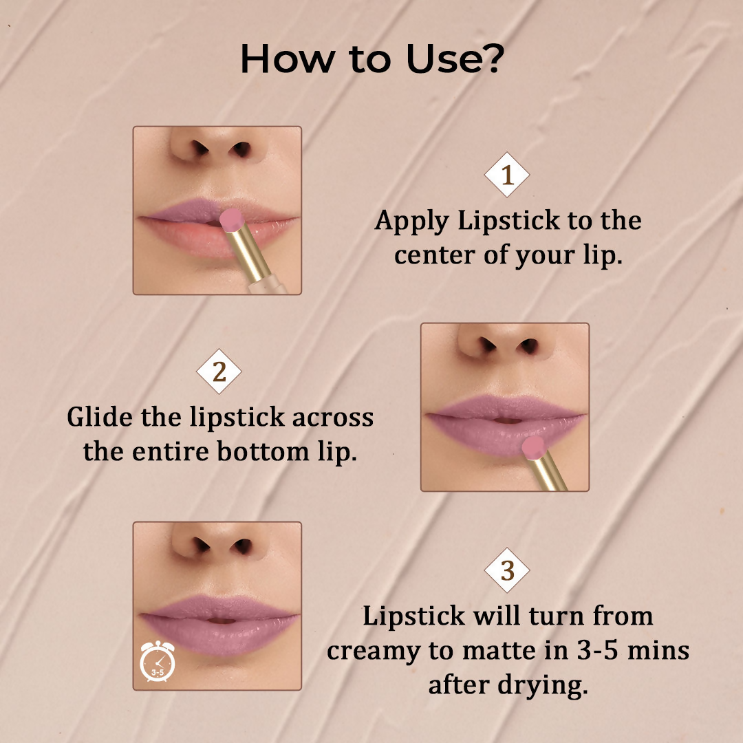 Image 5 of The Natural Wash Silky Matte Fusion Longstay Bullet Lipstick - Stardust Rose