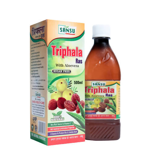 Image 1 of 500 ml for the product Sansu Triphala Ras With Aloevera Sugar Free