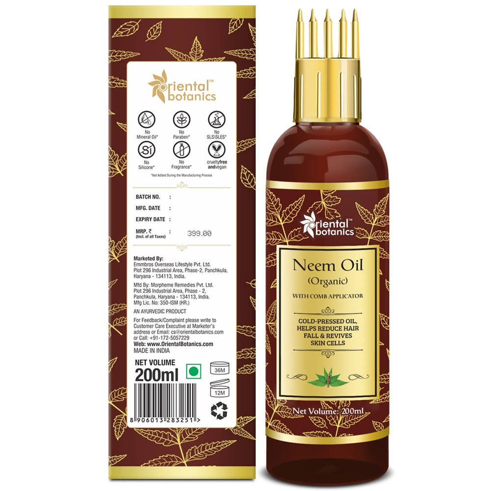 Image 4 of Oriental Botanics Organic Neem Oil