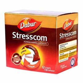 Dabur Stresscom Ashwagandha 12 Strips X 10 Capsules