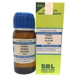 SBL Homeopathy Prunus Spinosa Dilution