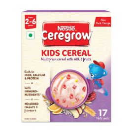 Nestle Ceregrow Kids Cereal-Multigrain, Milk &Fruits