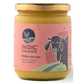 Indic Organics Gir Cow's A2 Ghee | Desi Gir Cow Ghee | Premium and Organic Desi Ghee