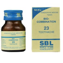 SBL Homeopathy Bio-Combination 23 Toothache Tablets