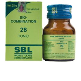 SBL Homeopathy Bio-Combination 28 Tablets - indiangoods