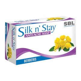 SBL Homeopathy Silk N Stay Anti Acne Berberis Soap - indiangoods