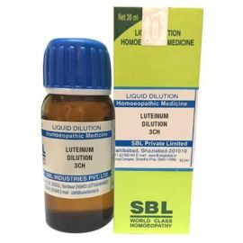 SBL Homeopathy Luteinum Dilution