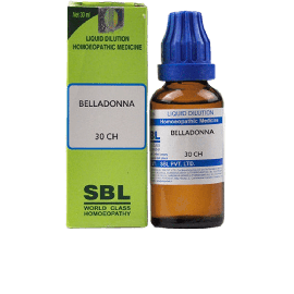SBL Homeopathy Belladonna Dilution 30 CH