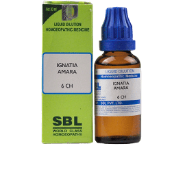 SBL Homeopathy Ignatia Amara Dilution 6 CH