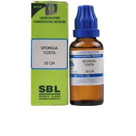 SBL Homeopathy Spongia Tosta Dilution