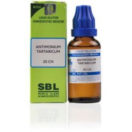 SBL Homeopathy Antimonium Tartaricum Dilution