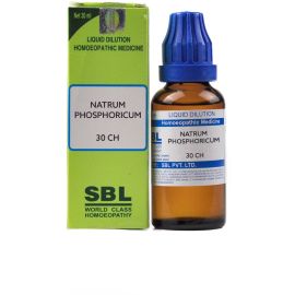 SBL Homeopathy Natrum Phosphoricum Dilution 30 CH