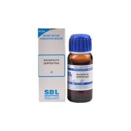SBL Homeopathy Rauwolfia Serpentina Mother Tincture Q 30 ml