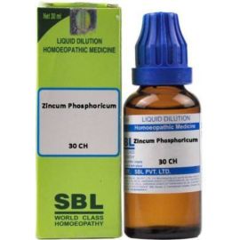 SBL Homeopathy Zincum Phosphoricum Dilution