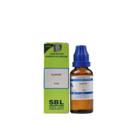 SBL Homeopathy Sulphur Dilution 3 CH