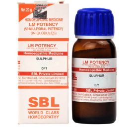 SBL Homeopathy Sulphur LM Potency - indiangoods