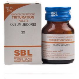 SBL Homeopathy Oleum Jecoris Trituration Tablets - indiangoods
