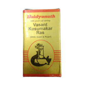 Baidyanath Basant / Vasant Kusumakar Ras with Gold and Pearl