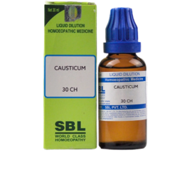 SBL Homeopathy Causticum Dilution 30 CH (30 ml)