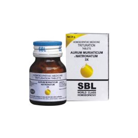 SBL Homeopathy Aurum Muriaticum Natronatum Trituration Tablet