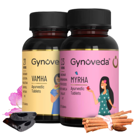 Gynoveda PCOS Vamha Ayurvedic Pills & Myrha Ayurvedic Pills
