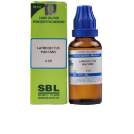 SBL Homeopathy Latrodectus Mactans Dilution