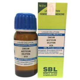 SBL Homeopathy Zincum Aceticum Dilution