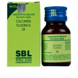 SBL Homeopathy Calcarea Fluorica Biochemic Tablet 3X 25 gm