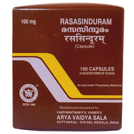 Kottakkal Arya Vaidyasala Rasasindooram Capsules