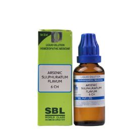 SBL Homeopathy Arsenic Sulphuratum Flavum Dilution