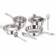 Pristine Tri Ply Induction Base Cooking Essential Steel Cookware