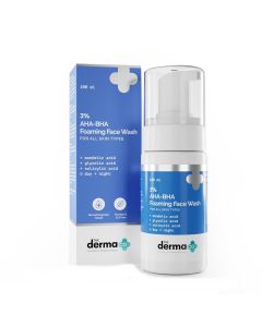 The Derma Co 3% AHA-BHA Foaming Face Wash