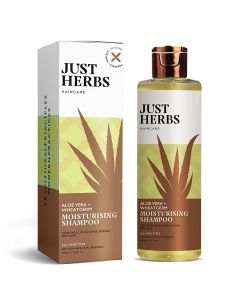 Just Herbs Silky Strength Aloevera-Wheatgerm Moisturising Shampoo