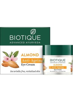 Biotique Advanced Ayurveda Bio Almond Soothing & Nourishing Eye cream