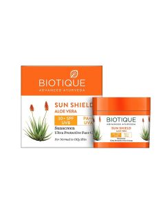 Biotique Advanced Ayurveda Bio Aloe Vera 30+SPF UVA/UVB Sunscreen Ultra Soothing Face Cream/Lotion