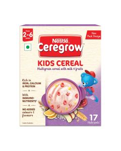 Nestle Ceregrow Kids Cereal-Multigrain, Milk &Fruits