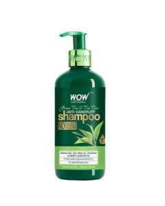 Wow Skin Science Green Tea & Tea Tree Anti-Dandruff Shampoo